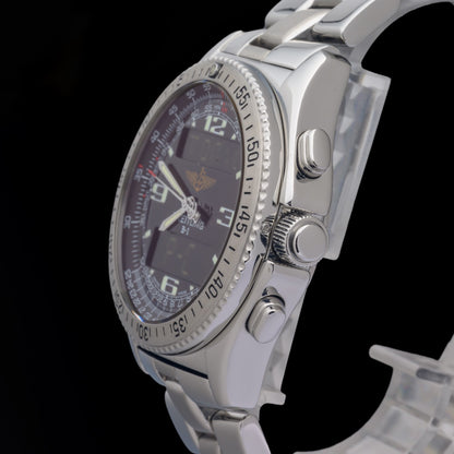 Breitling B-1 A68362 Black Dial 44mm Stainless Steel Digital Men's Watch1