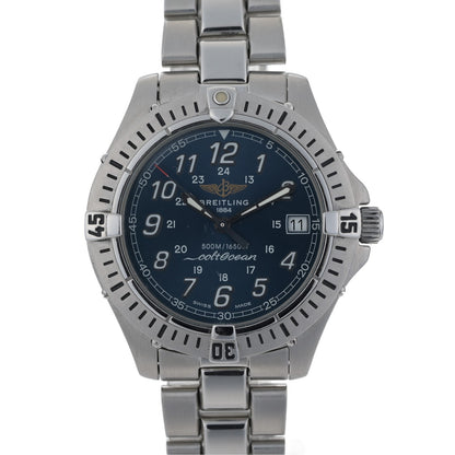 Breitling ColtOcean A64050 Blue Dial 41mm Steel Quartz Men's Watch + Papers/Case0