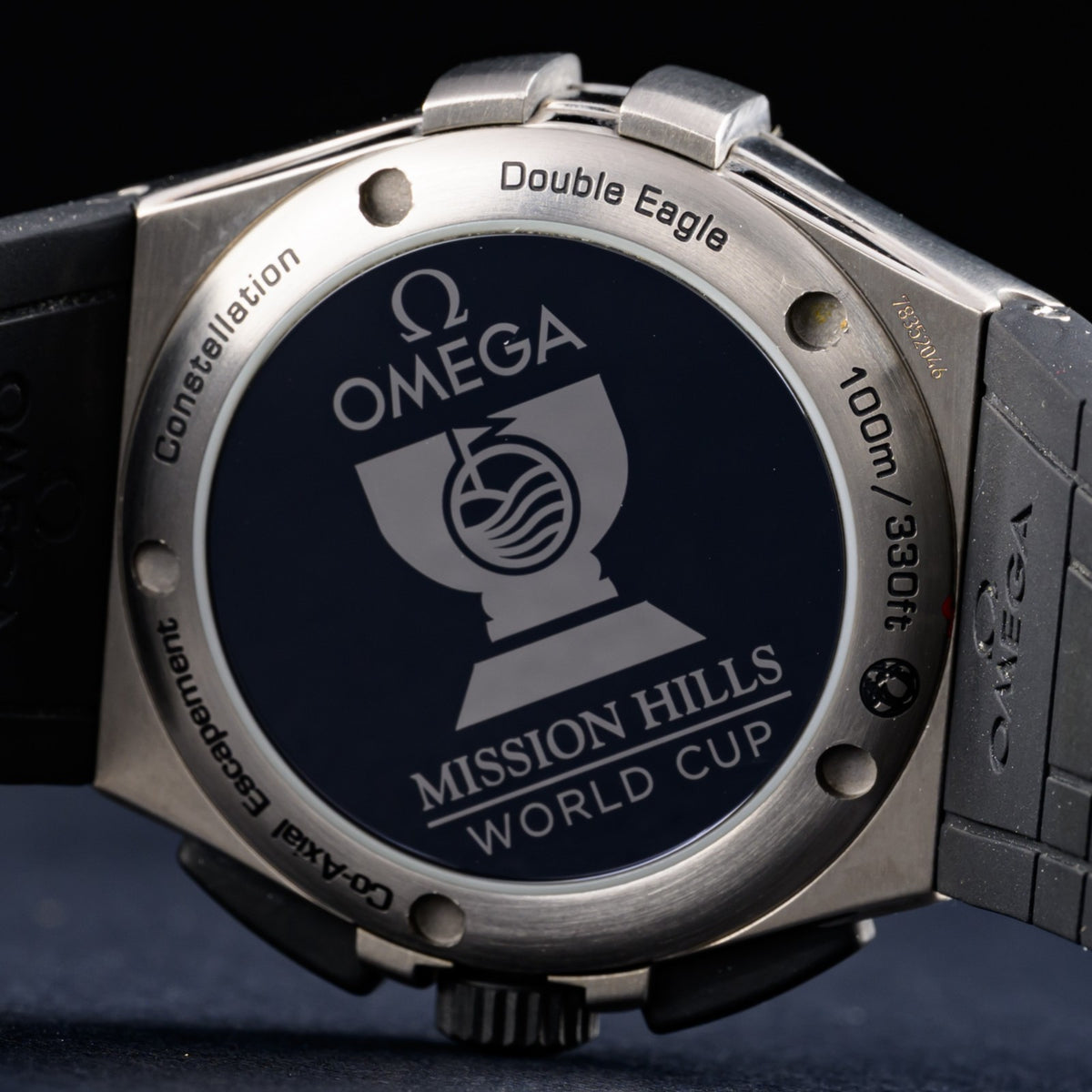 OMEGA Constellation Double Eagle Black 35mm Titanium Watch + Box & Papers7