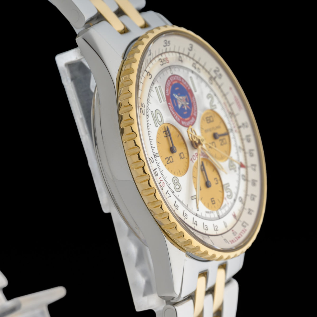 Breitling Navitimer 92 Topgun Limited Edition 18k Gold & Steel 38mm Men's Watch1
