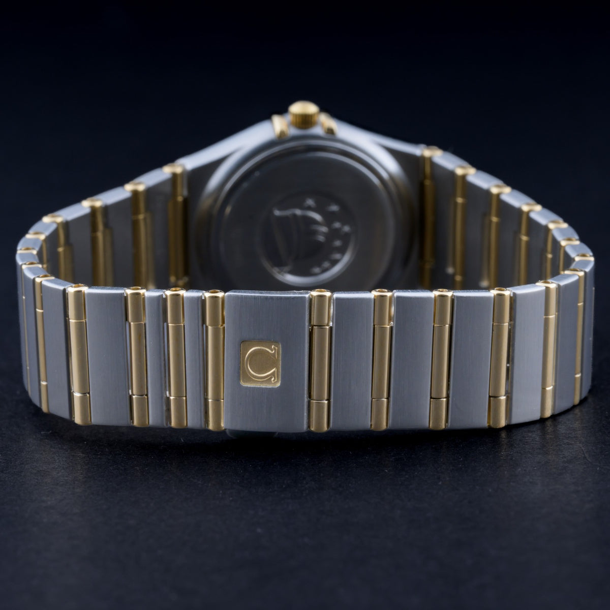 OMEGA Constellation Mini 1267.15 Diamond Full Bar 23mm 18k Gold & Steel Watch5