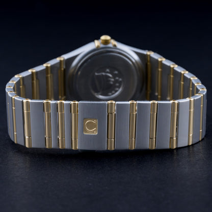 OMEGA Constellation Mini 1267.15 Diamond Full Bar 23mm 18k Gold & Steel Watch5
