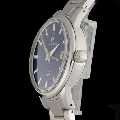 Grand Seiko Blue Dial Hodinkee Steel 39.5mm Automatic Men’s Watch SBGM239 + B&P4