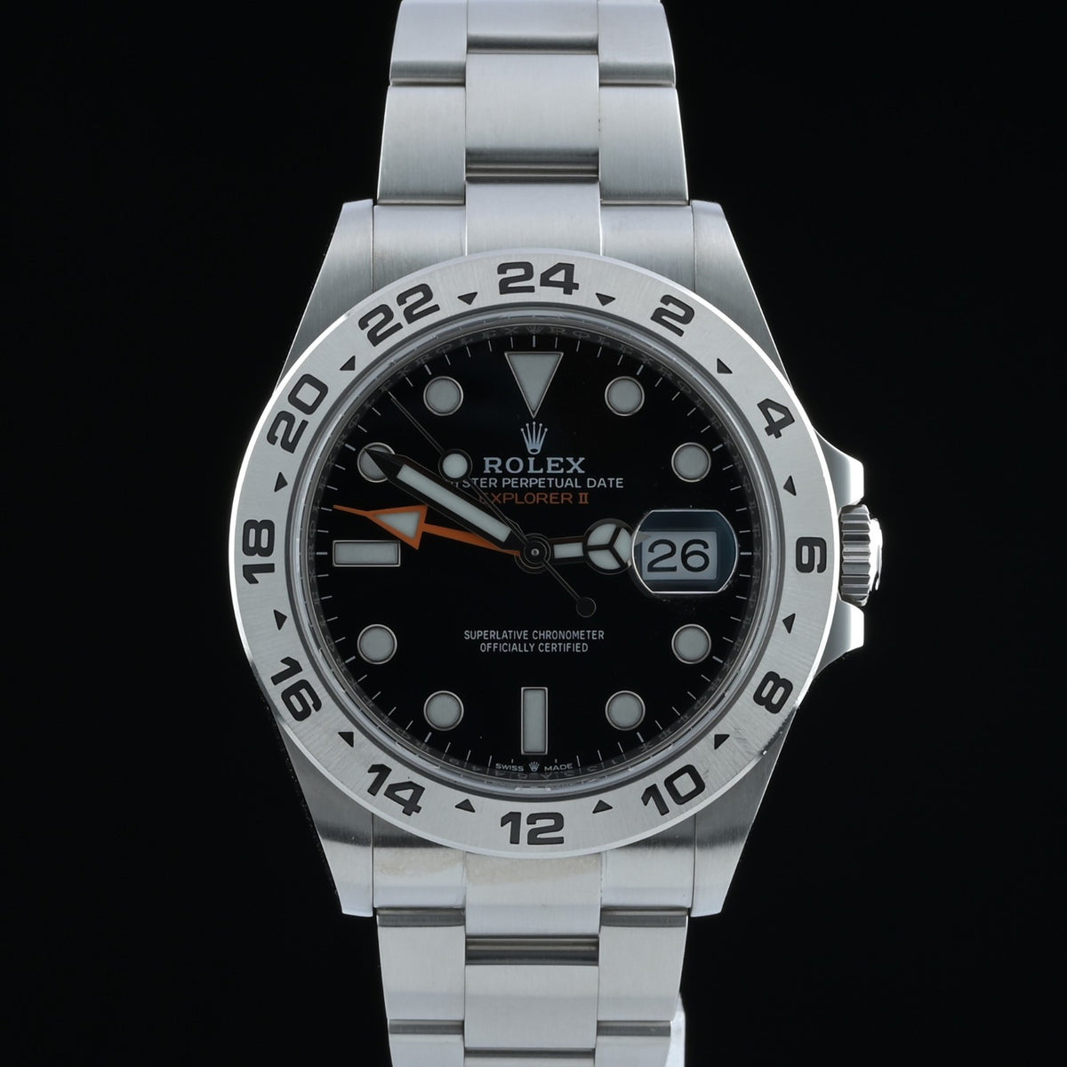 Rolex Explorer II GMT 226570 Black 42mm Automatic Steel Men's Watch +B&P0
