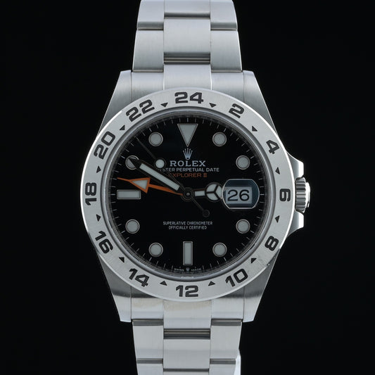 Rolex Explorer II GMT 226570 Black 42mm Automatic Steel Men's Watch +B&P0