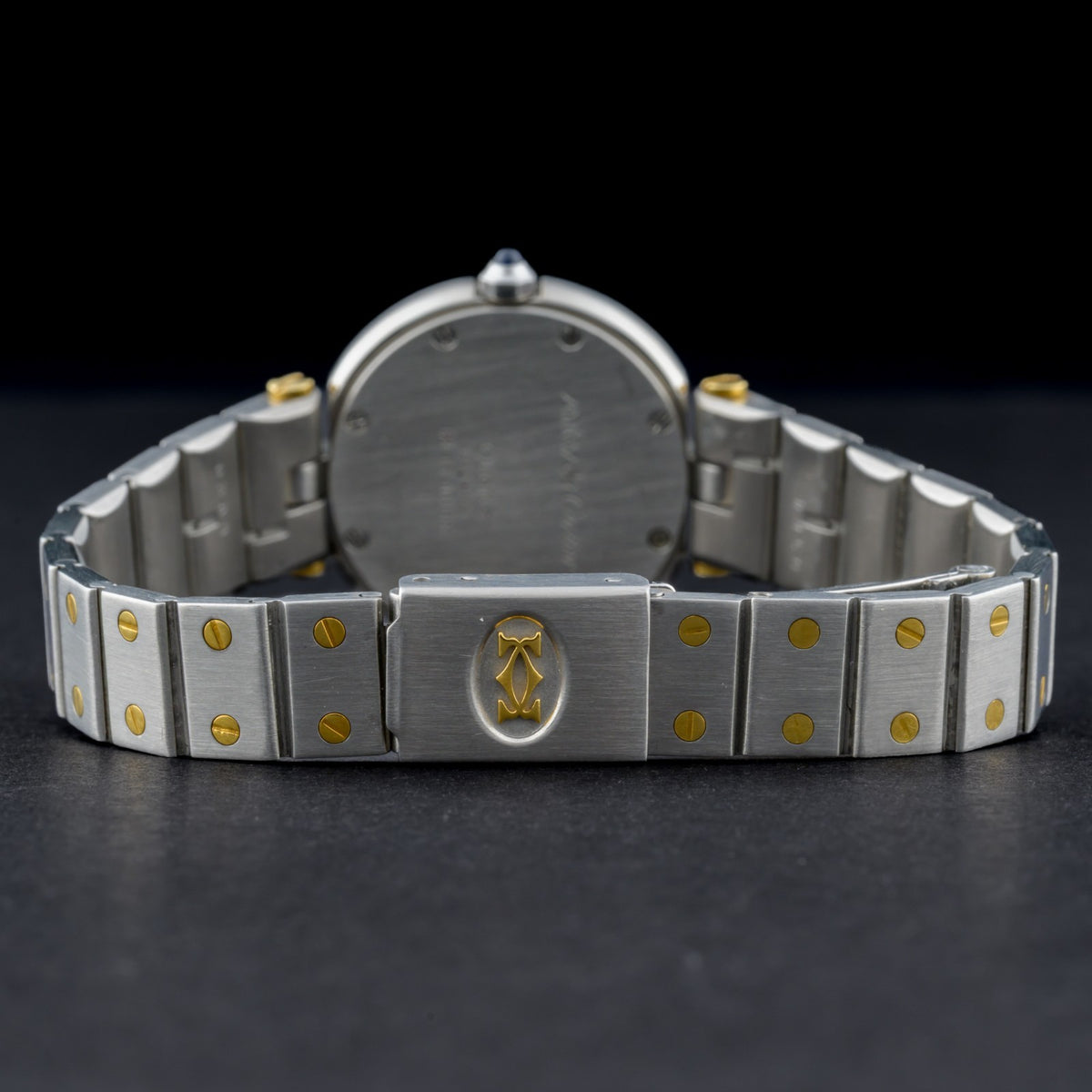 Cartier Santos Vendome Ghost Dial 27mm 18k Gold & Steel Ladies Watch5