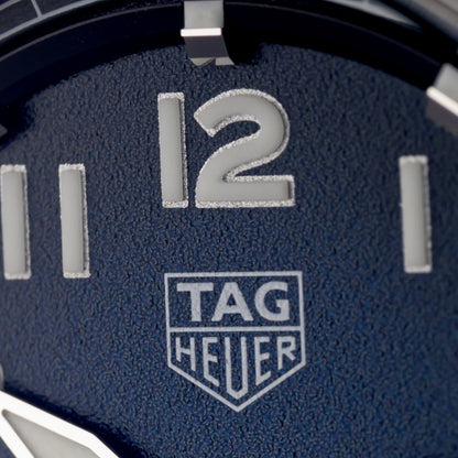TAG Heuer Autavia Isograph WBE5112 Blue 42mm Automatic Men's Watch + B&P4