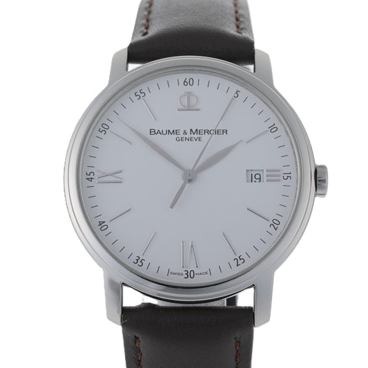 Baume Et Mercier Classima Executive 65553 White 39mm Men's Watch0