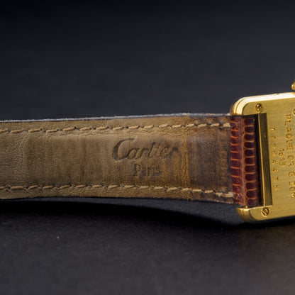 Cartier Tank Must Small 20x28mm White Dial Gold Vermeil Ladies Quartz Watch7