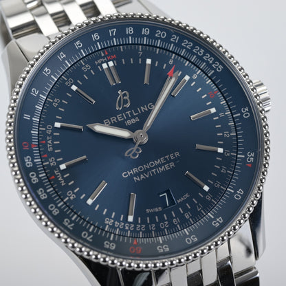 Breitling Navitimer A17326 Blue 41mm Automatic Men's Watch + Box & Papers2