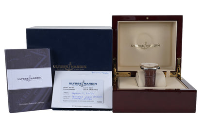 Ulysse Nardin Maxi Marine Chronometer 265 66 18k Gold 40mm Auto Men's Watch B&P1