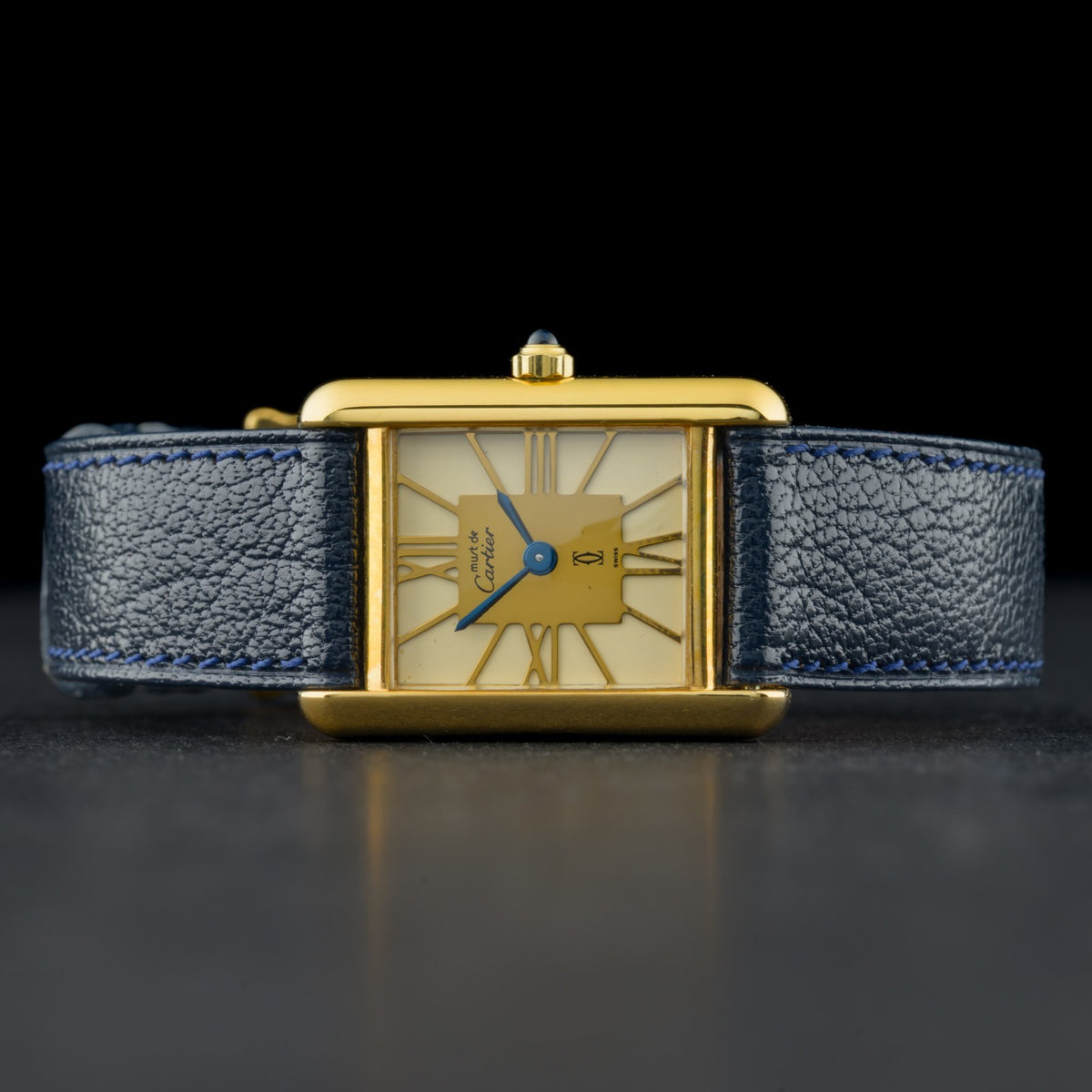 Cartier Must Tank Art Deco 366001 Gold Vermeil 21x28mm Ladies Quartz Watch + Box5