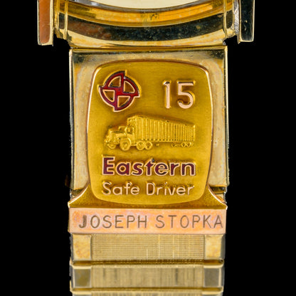 OMEGA Seamaster De Ville 33mm Automatic Eastern Safe Driver Pin Gold Watch +B&P6