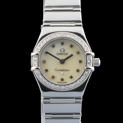OMEGA Constellation My Choice 1465.71 Factory Diamond MOP Dial 23mm Ladies Watch1