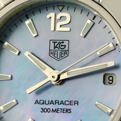 TAG Heuer Aquaracer WAF1417 Blue Mother of Pearl 27mm Quartz Ladies Watch3