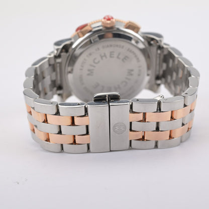 Michele Sport Sail MW01N00L4980 Rose Gold Diamond Dial 38mm Ladies Watch7