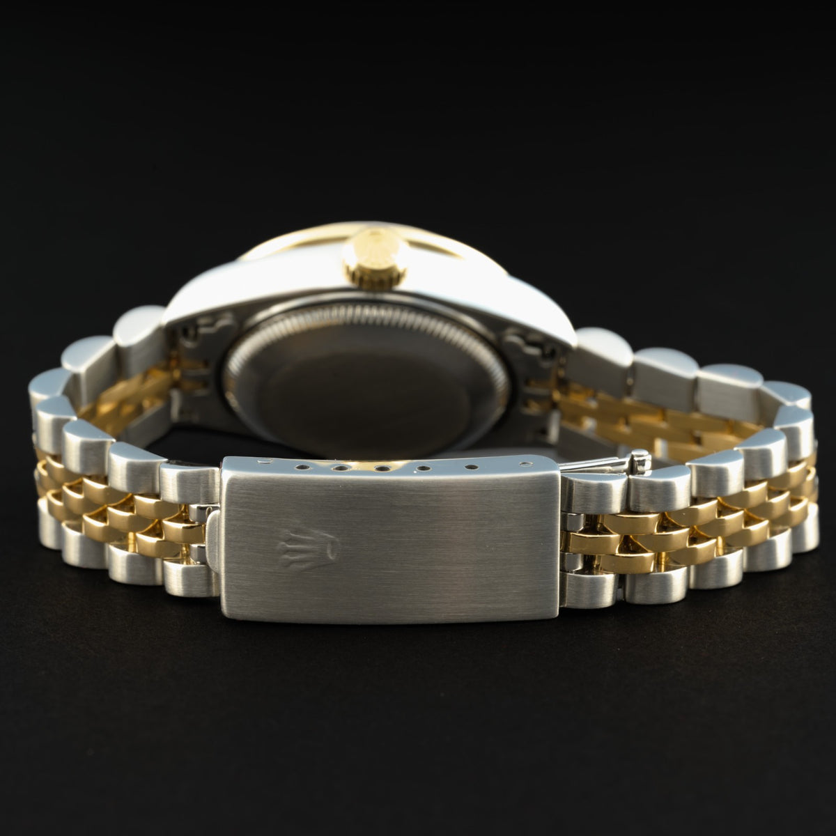 Serviced Rolex Datejust 69173 Custom Diamond 18k Gold 26mm Ladies Watch3