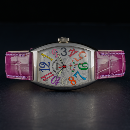 Franck Muller Color of Dreams 5850 SC COL DRM 32x44mm Auto Rainbow Watch +B&P5