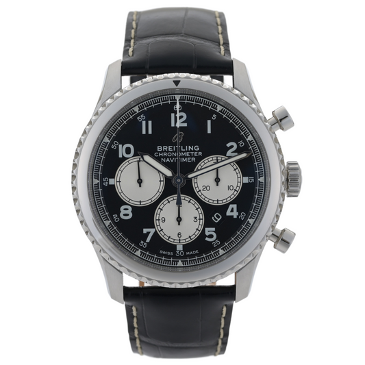 Breitling Navitimer 8 B01 Chronograph AB0117 Black Dial 43mm Auto Men's Watch0