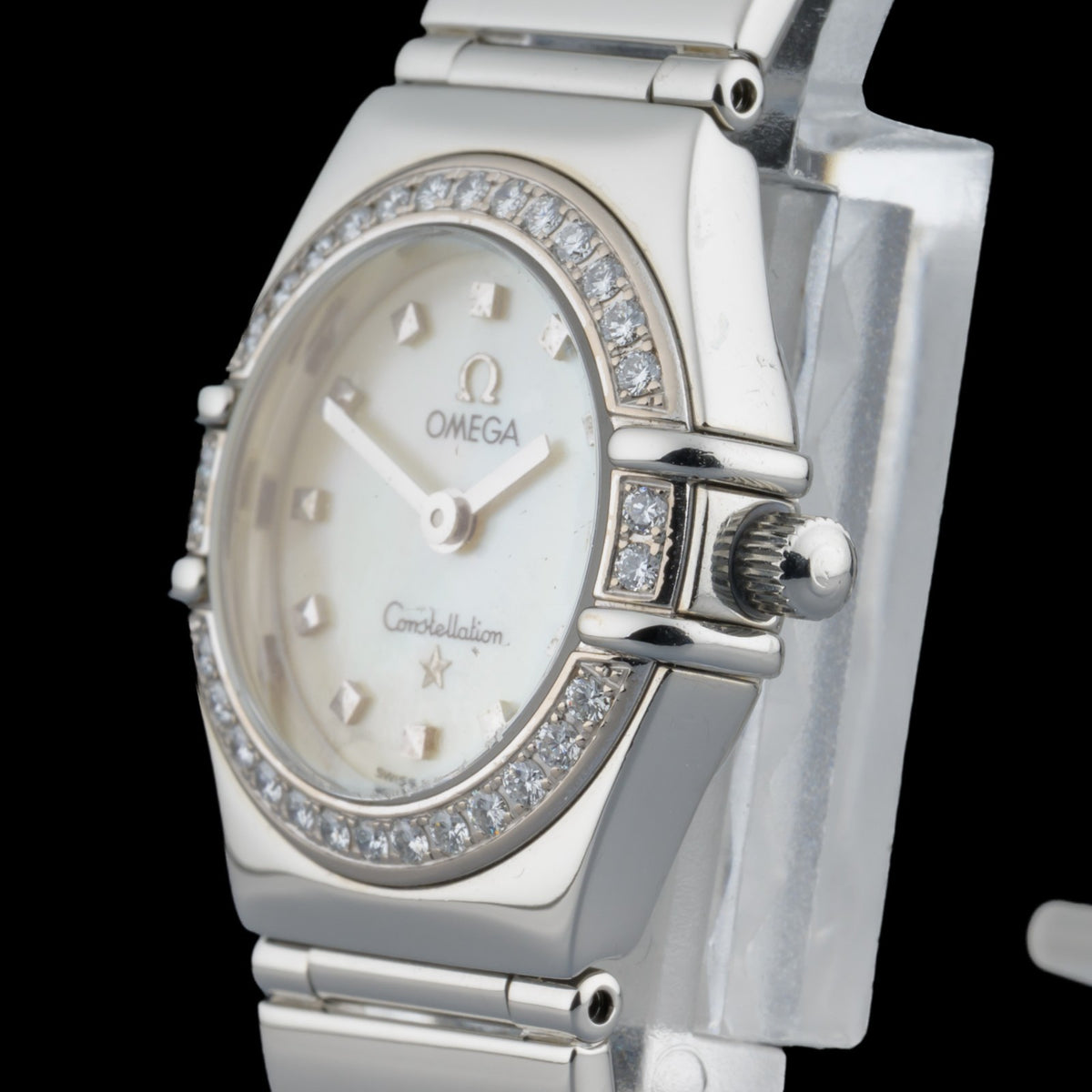 OMEGA Constellation My Choice 1465.71 Factory Diamond MOP Dial 23mm Ladies Watch2
