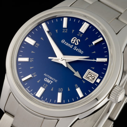 Grand Seiko Blue Dial Hodinkee Steel 39.5mm Automatic Men’s Watch SBGM239 + B&P2