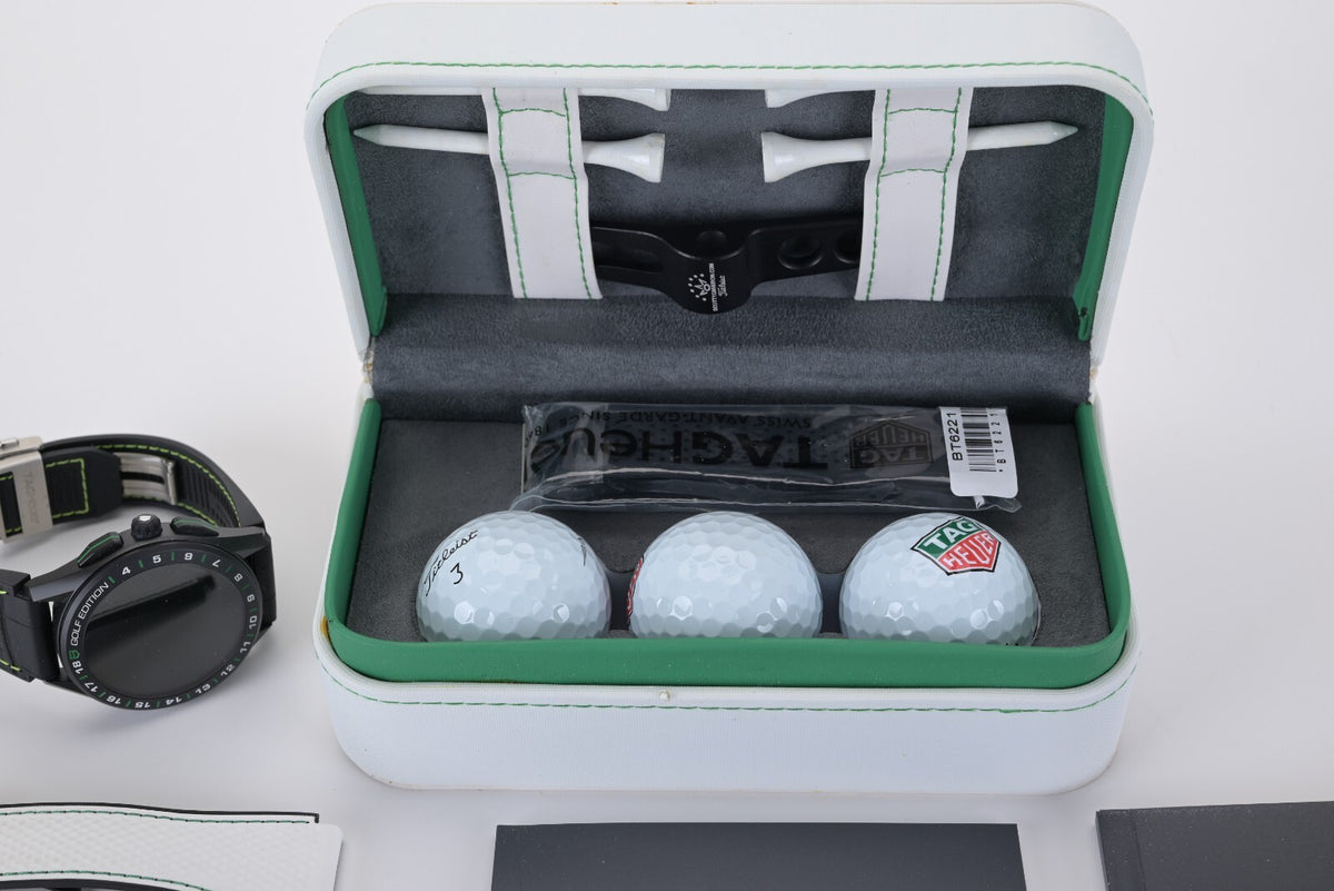 TAG Heuer Connected Golf Edition Caliber E3 SBG8A82 45mm Men's Watch Full Set9