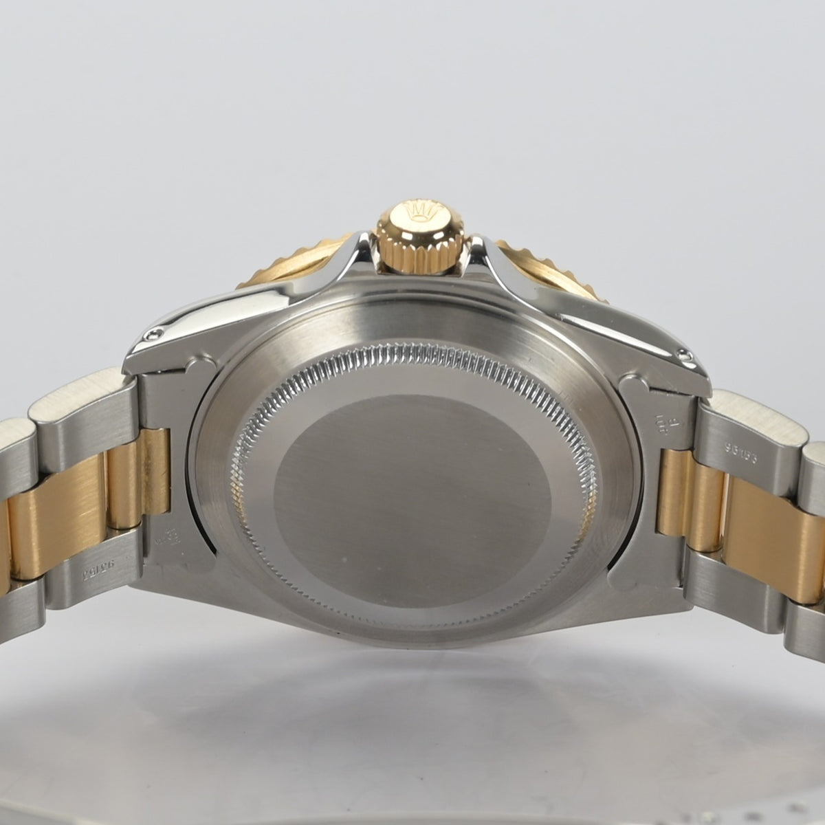 Rolex Submariner Date 16613 Blue 18k Yellow Gold & Steel Auto 40mm Watch + B&P6
