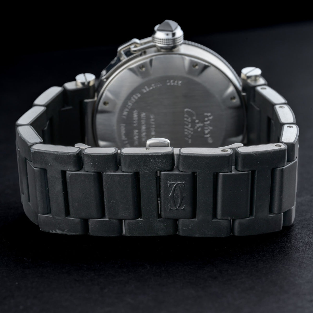 Cartier Pasha Seatimer 40mm Black Steel & Rubber Automatic Men's Watch6