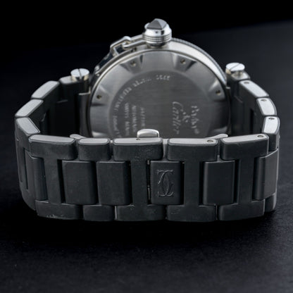 Cartier Pasha Seatimer 40mm Black Steel & Rubber Automatic Men's Watch6