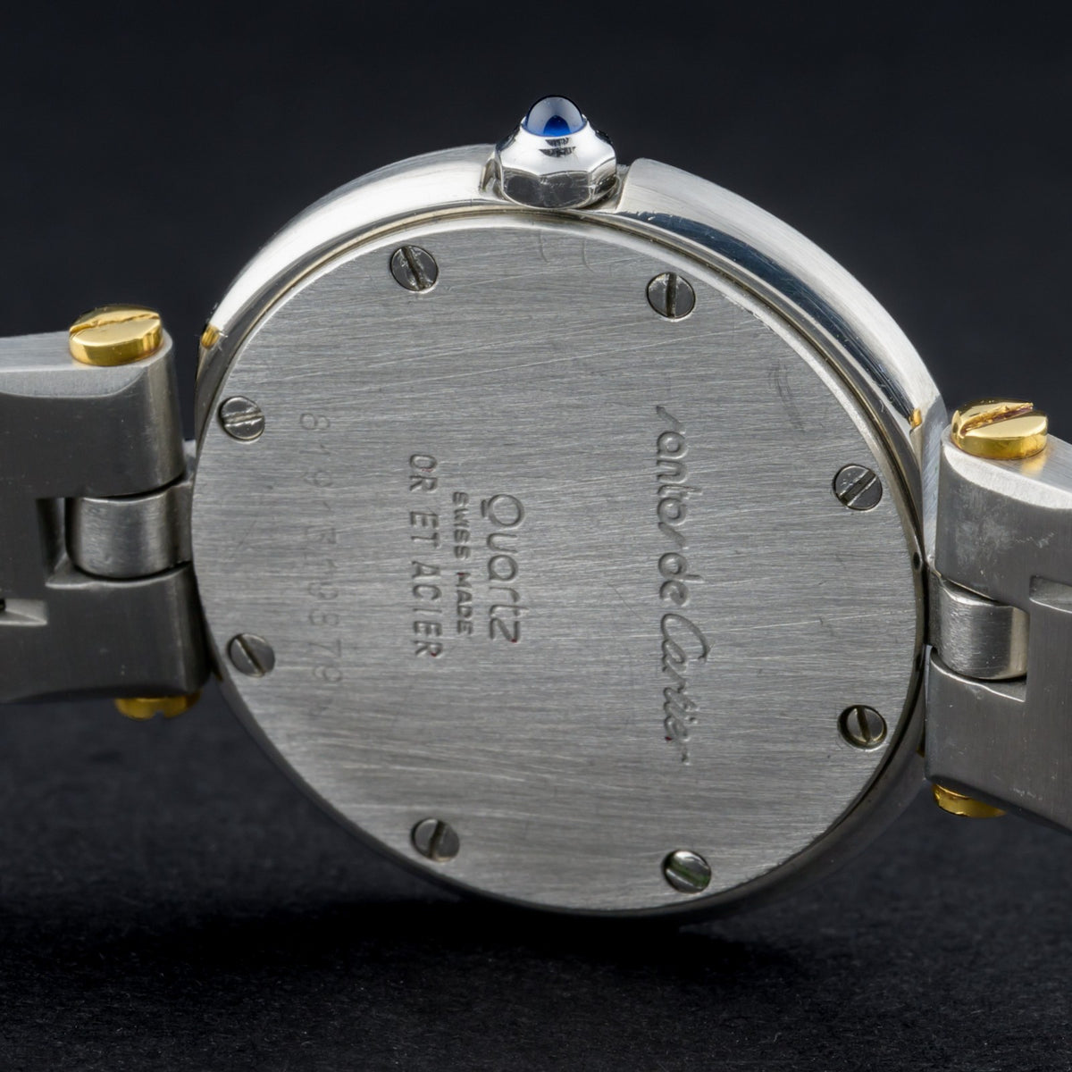 Cartier Santos Vendome Ghost Dial 27mm 18k Gold & Steel Ladies Watch6