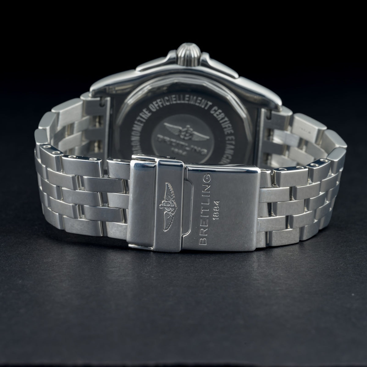 Breitling Galactic Day Date A45320 Black Dial 44mm Automatic Men's Watch + B&P8