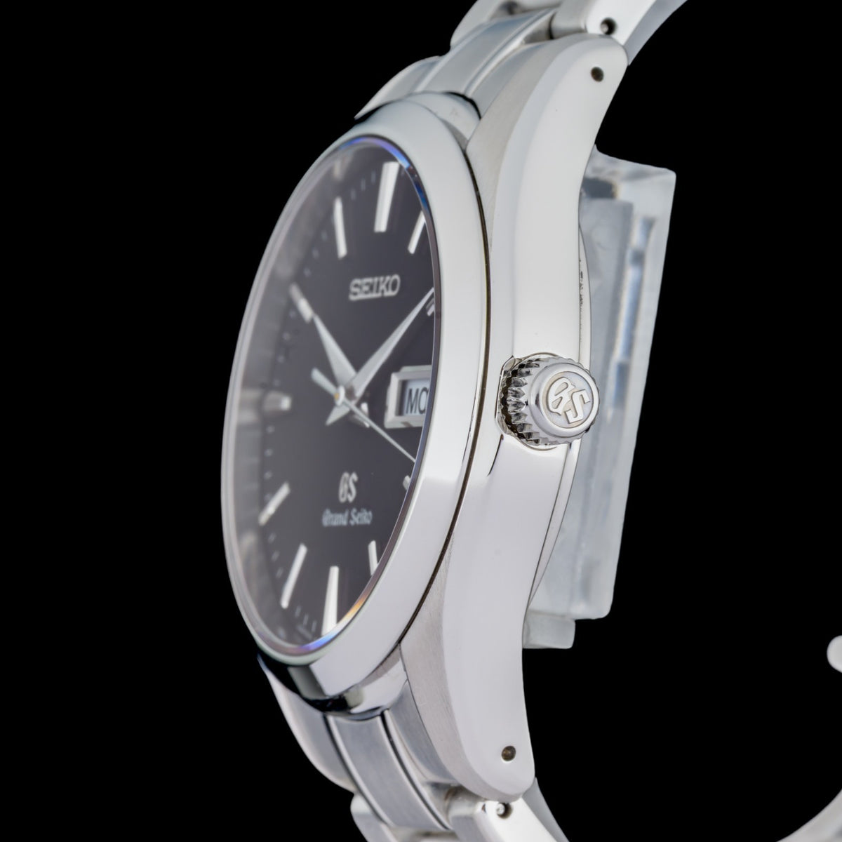 Grand Seiko Heritage SBGT037 Black Dial 37mm Quartz Steel Men's Watch1