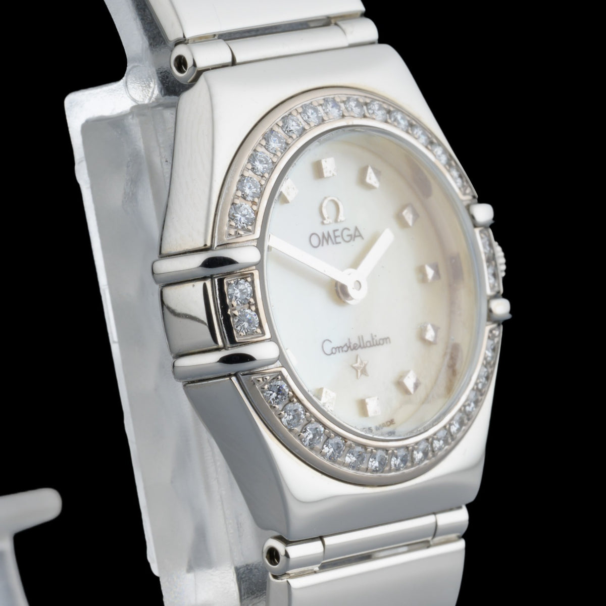 OMEGA Constellation My Choice 1465.71 Factory Diamond MOP Dial 23mm Ladies Watch3