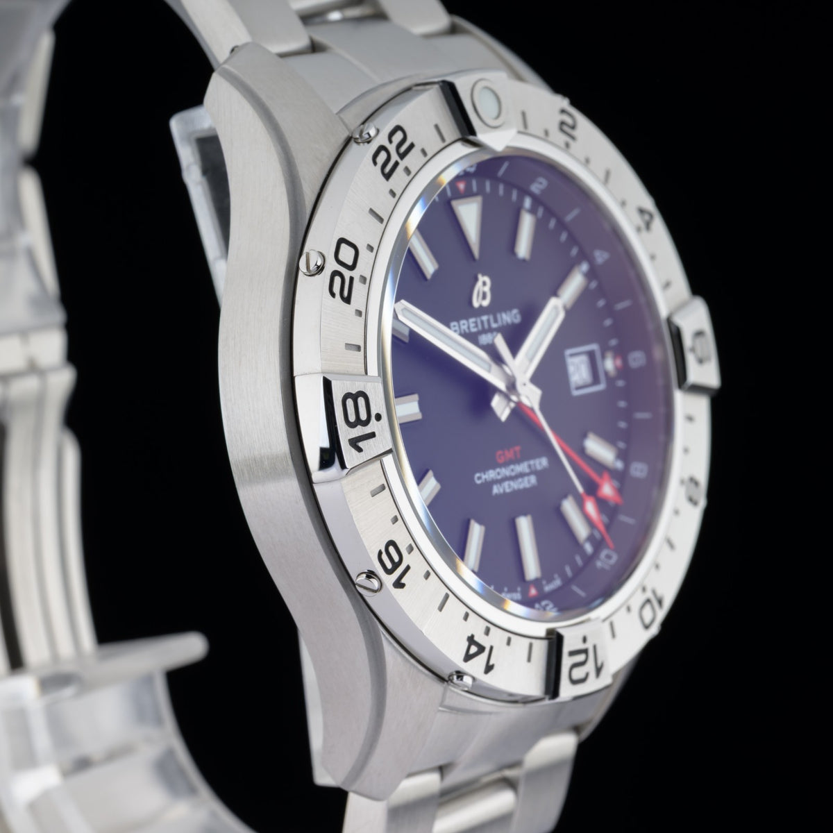Breitling Avenger GMT A32320 Black Dial 44mm Automatic Men's Watch + Box3