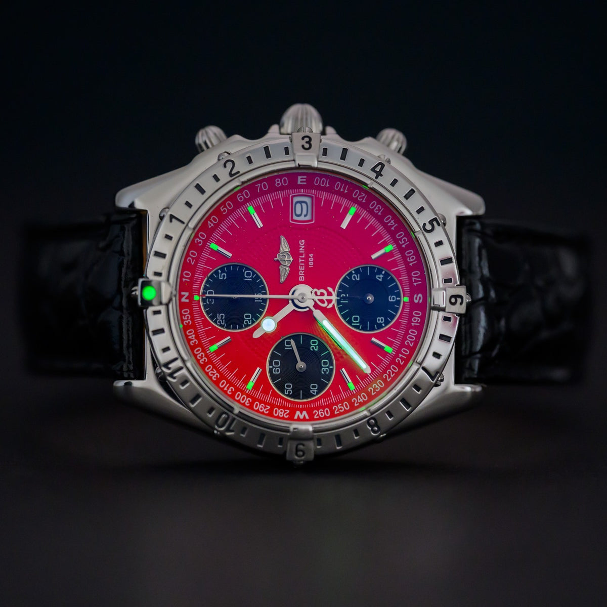 Breitling Chronomat Longitude A20048 Automatic Chronograph Red 41mm Watch5