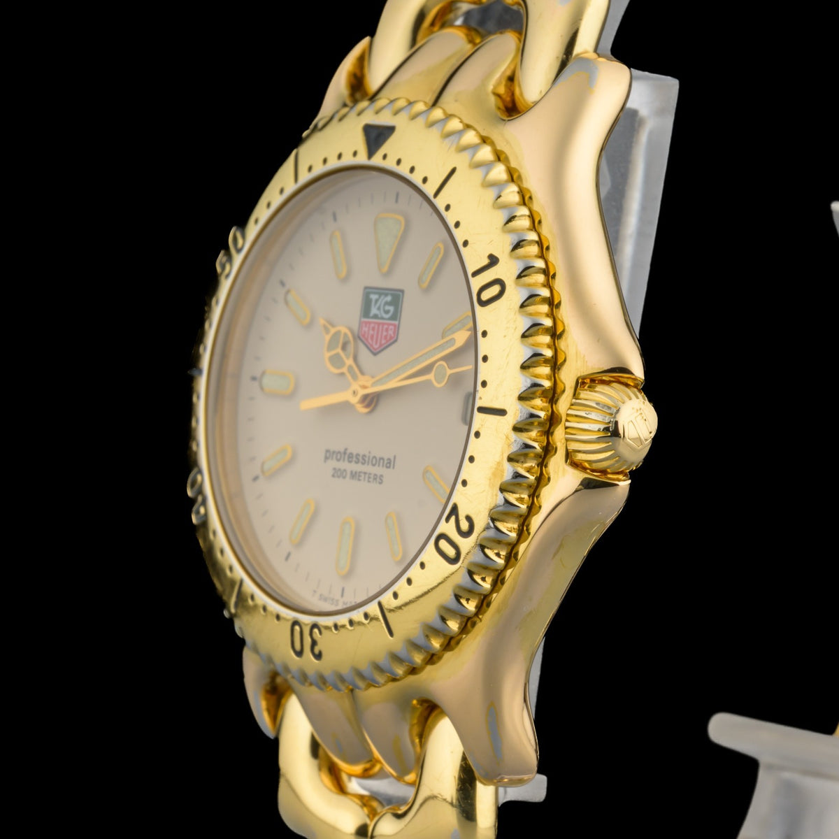 TAG Heuer Professional SEL S94.006 Gold Plated 38mm Quartz Men's Watch1