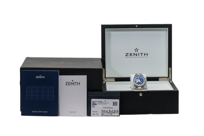 Zenith El Primero Chronomaster Open Blue 42mm 03.2040.4061/21.M2040 Full Set1